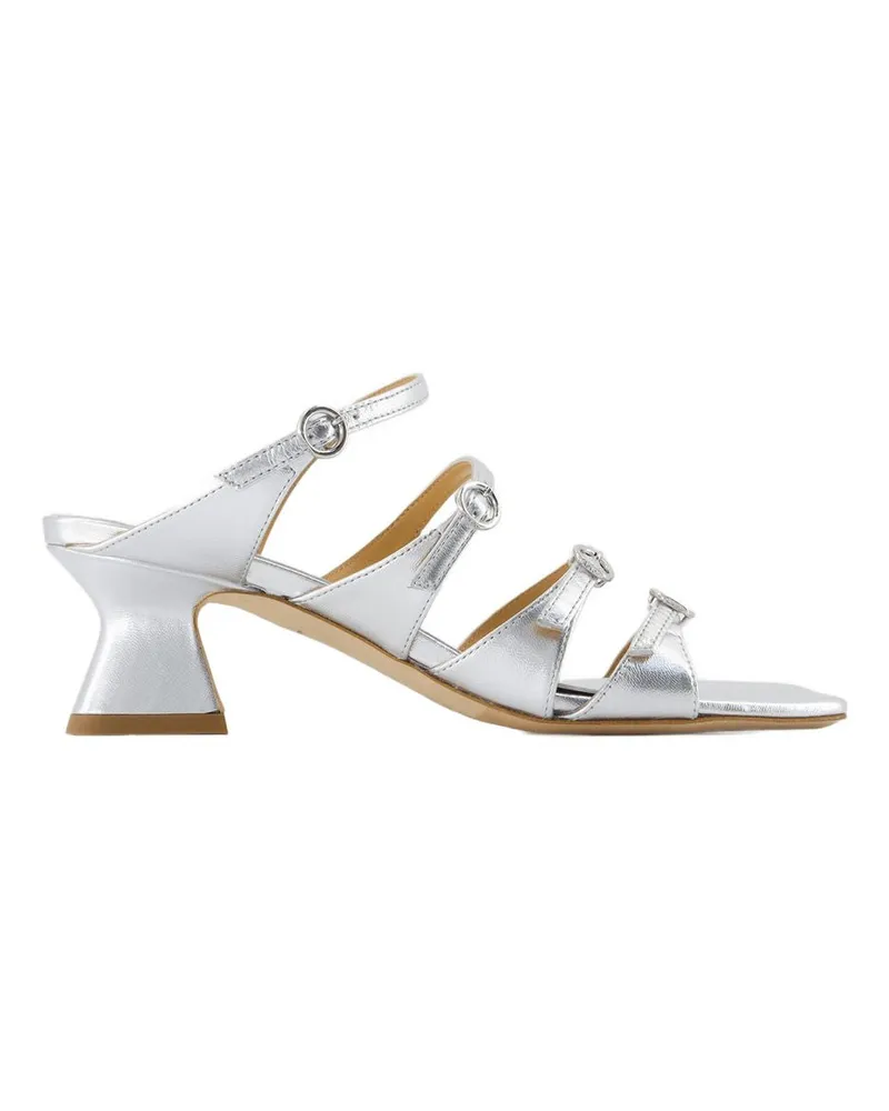 aeyde Eanna Pumps  Leder Silber Silver
