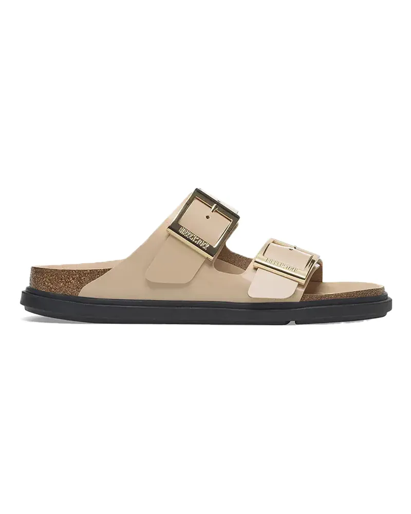 Birkenstock Ciabatta Arizona db glänzen neue Beige Calz. S Toni