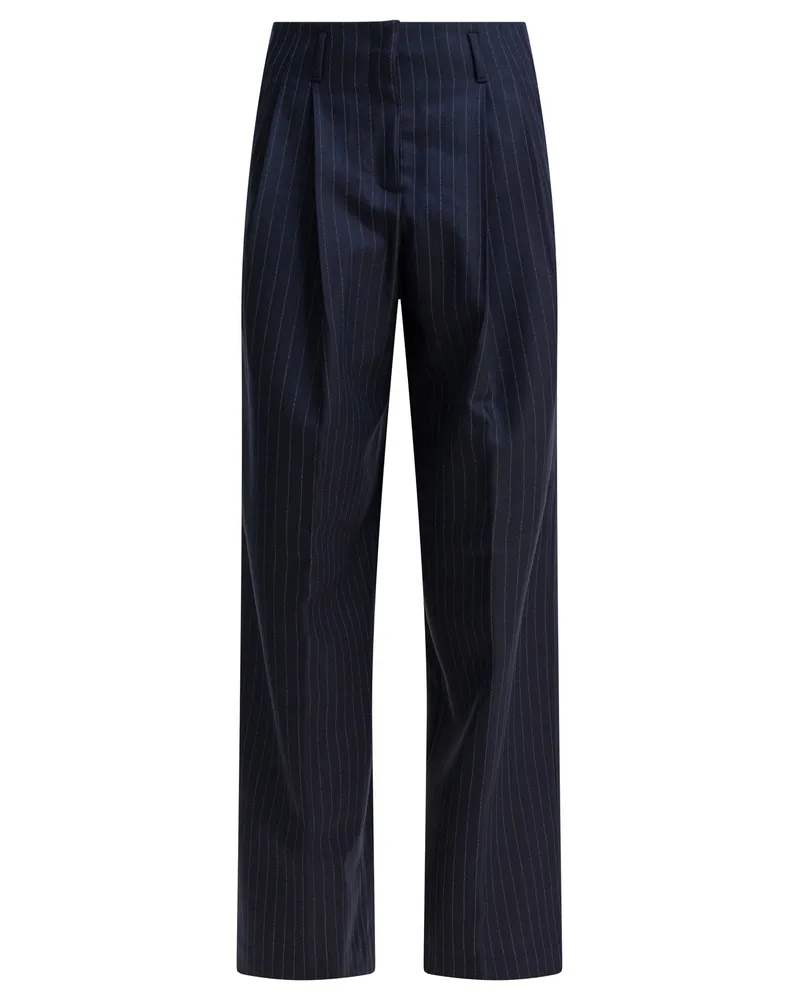 Golden Goose Hose aus Gabardine-Wolle von Blue