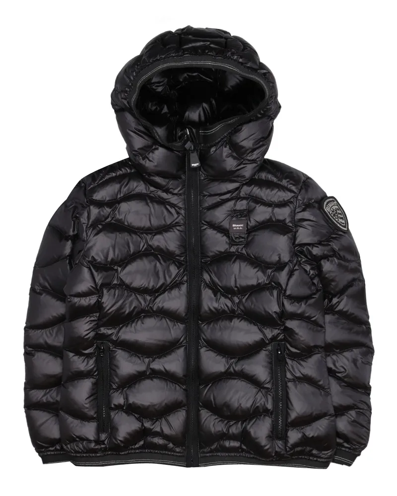 Blauer Mäntel schwarz Black