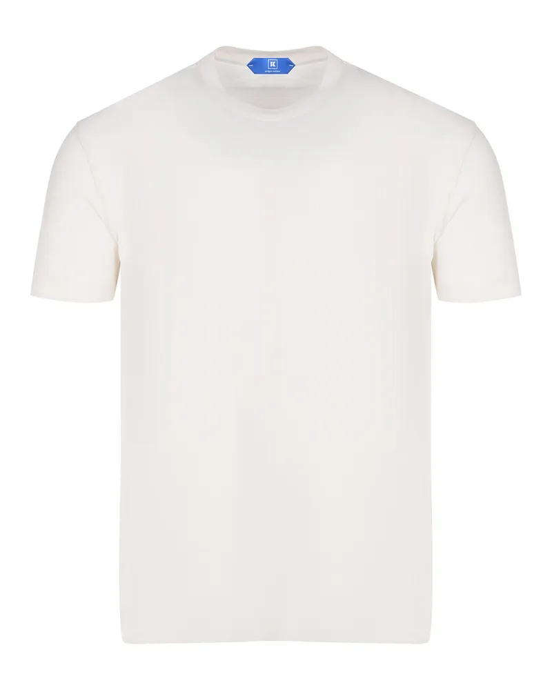 KIRED KURED "KISSM" T -Shirt aus Baumwolle Ivory