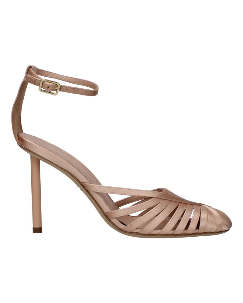 Ferragamo Ermelia Damens Sandalen Satin Pink/Fleischrosa -