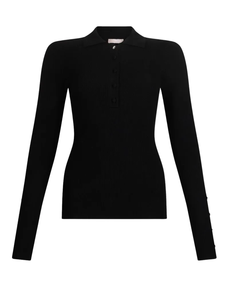 Liu Jo Liu Jo Weiße Pullover Schwarz Black