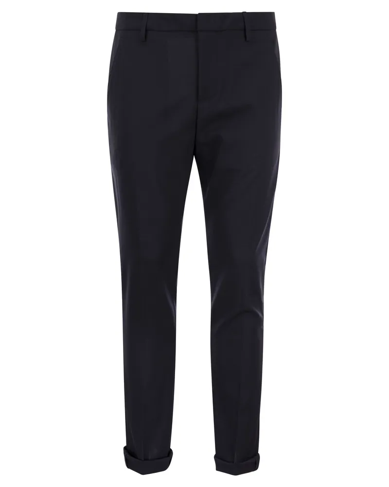 Dondup GAUBERT Frische Wollhose Dunkelblau