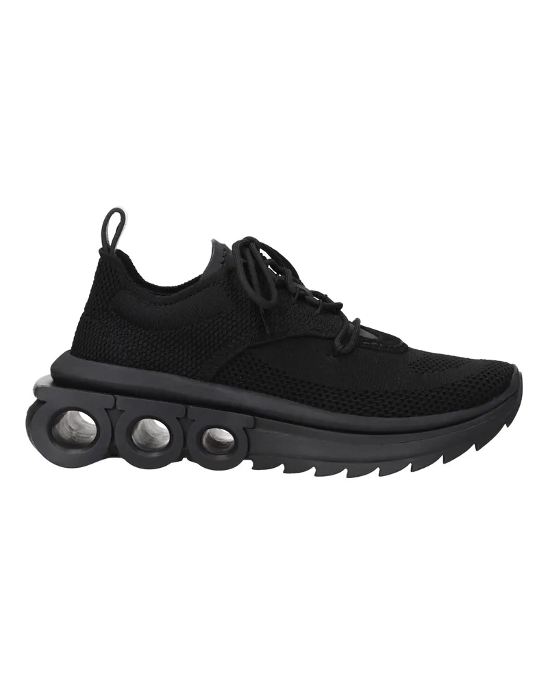 Ferragamo Sneakers Frauen Stoff schwarz -