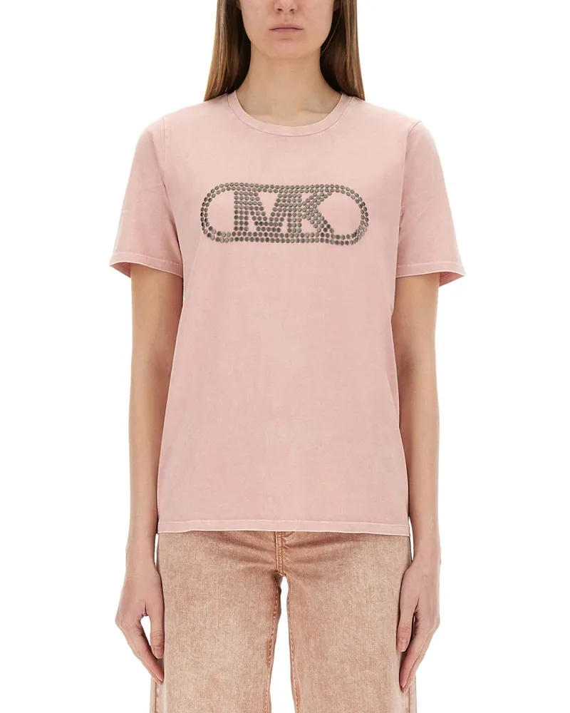 Michael Kors Michael von Michael Kors T Shirt mit Logo Pink