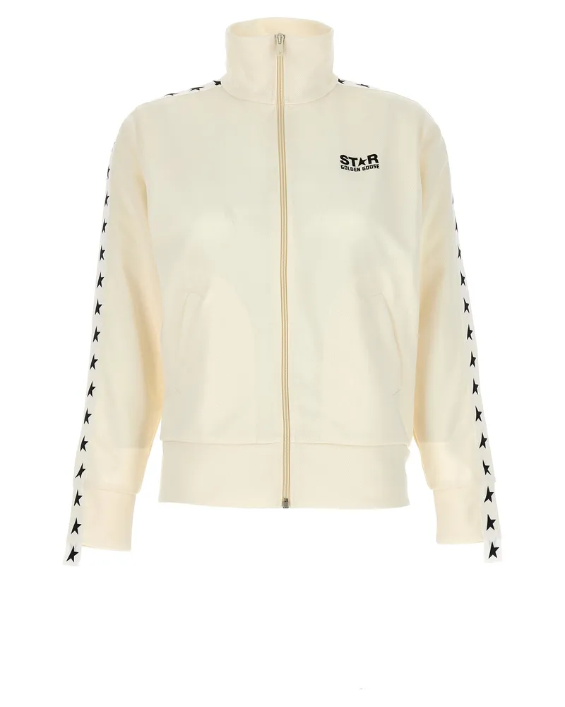 Golden Goose Reißverschluss' Sweatshirt 'Sweatshirt White