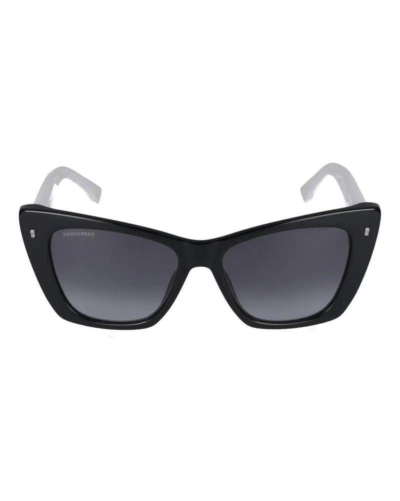 Dsquared2 Sonnenbrille  Icon 0006/S 80 S Schwarz Weiß /16/145 80er