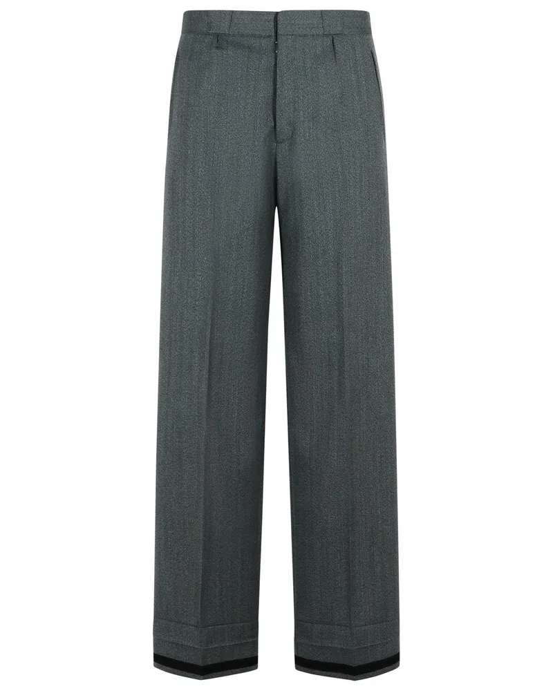 Maison Margiela Graue Hose aus Wollmischung von Grey