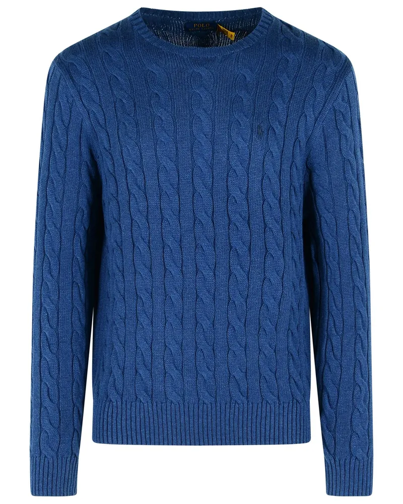 Ralph Lauren Blauer Baumwollpullover von Blue