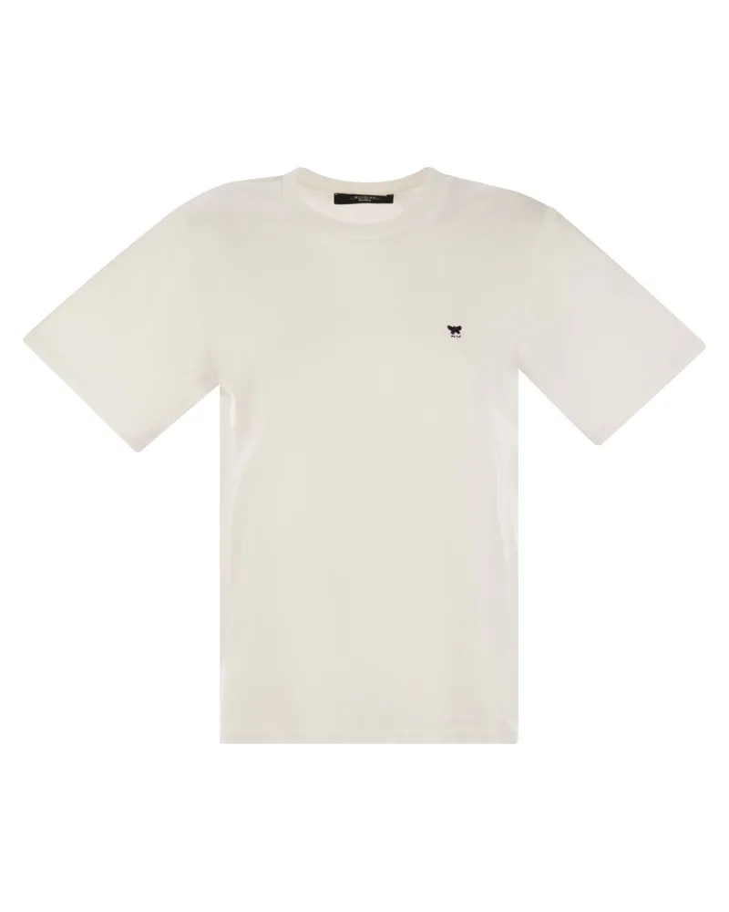 Max Mara Wochenend Max Mara Satrapo Crew Neck Trikot T -Shirt White
