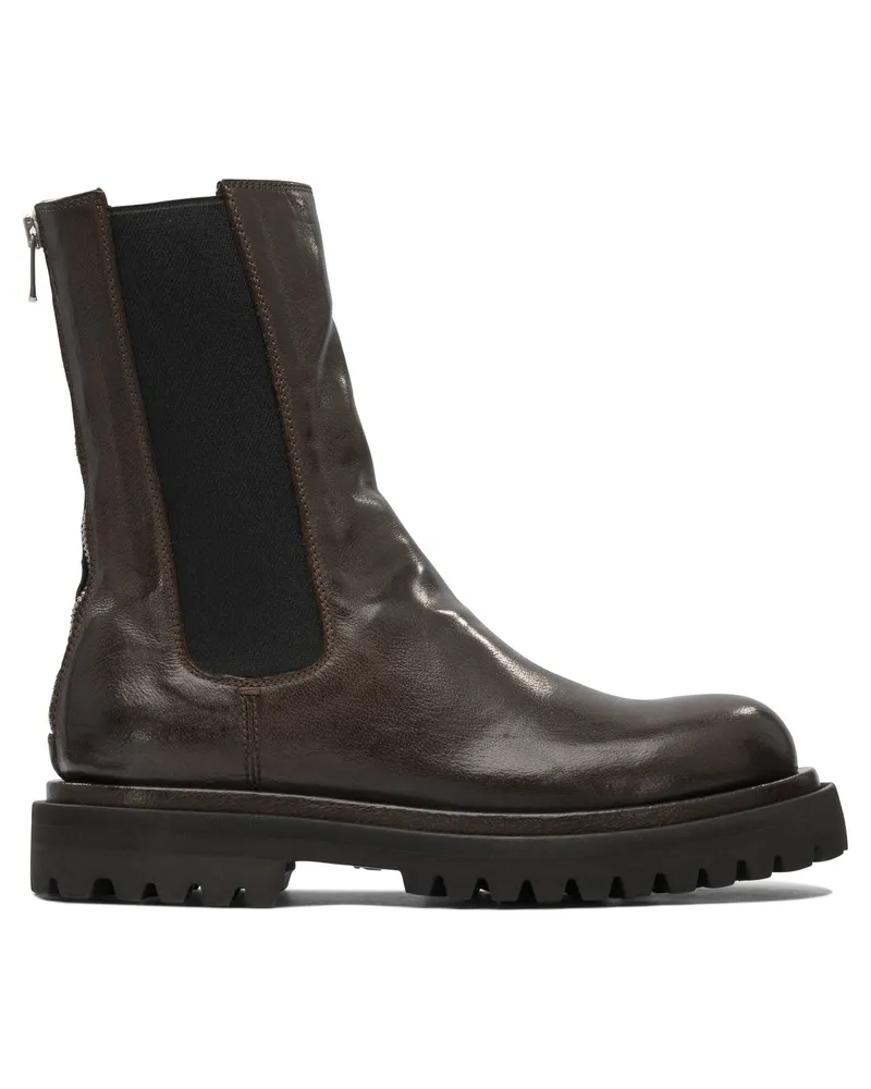 Officine Creative Italia Wisal Dd 122“ Stiefeletten mit Reißverschluss Brown