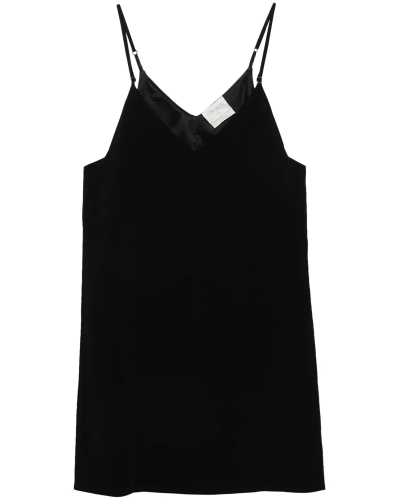 forte_forte Starke Stretch Cady Crepe Mini Slip Kleid 