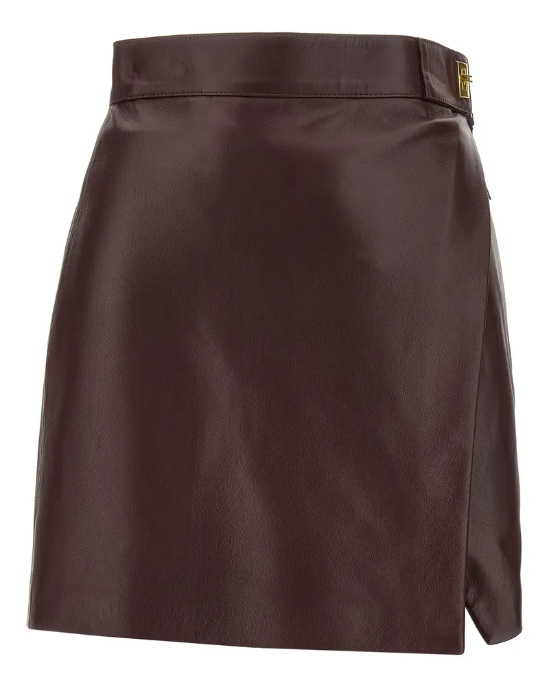 Elisabetta Franchi Nappa -Rock Bordeaux