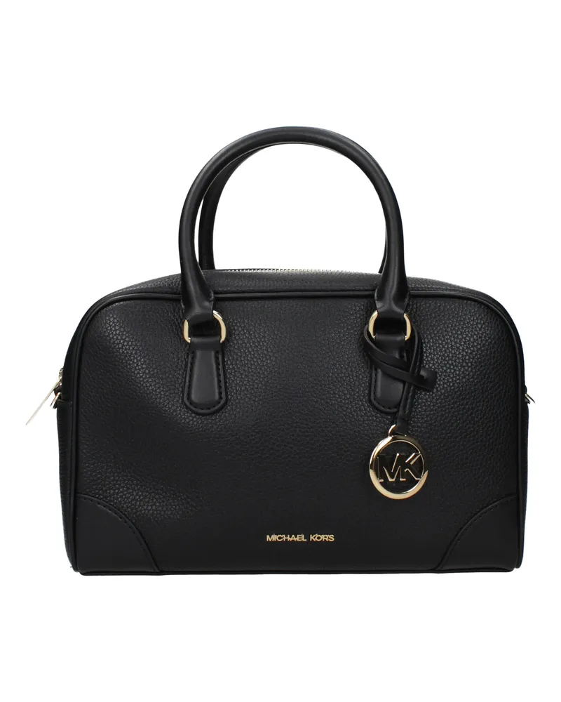 Michael Kors Damens Handtasche Leder Schwarz -