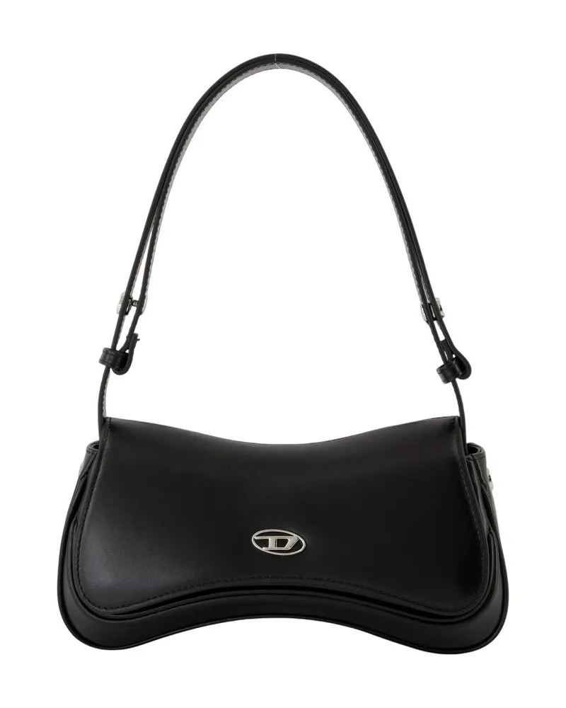 Diesel Spielen Sie Clutch  Leder schwarz Schwarz