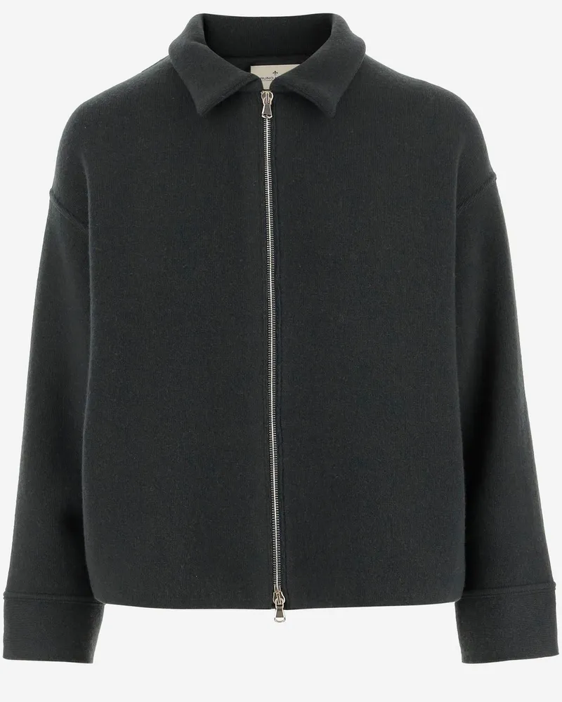 Bruno Manetti Wolle Mischjacke Verde