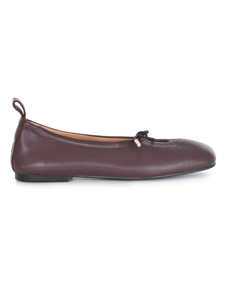 Alohas Ballerinas aus Leder Vino