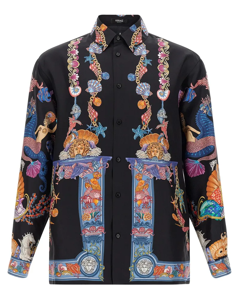 Versace Coral Theatre' Shirt Multicolor
