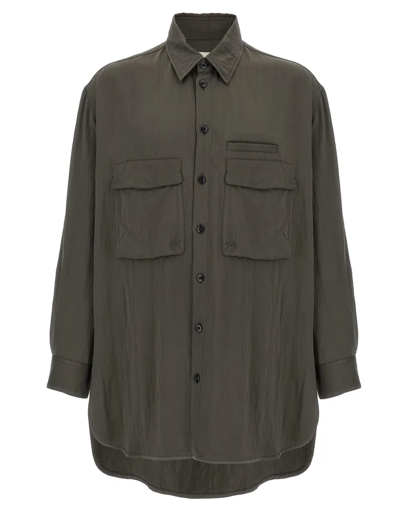 Christophe Lemaire Versorgungsunternehmen' Overshirt Gray