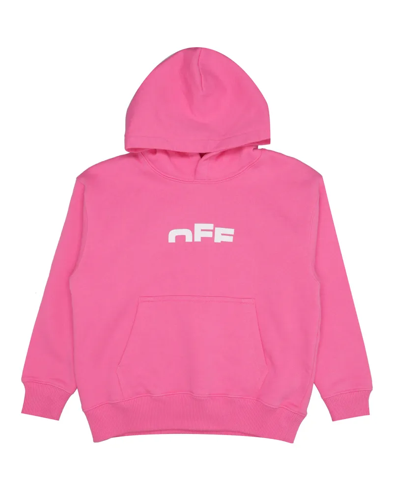 OFF-WHITE Off-White-Pullover Fuchsia+Weiß Fuchsia+white