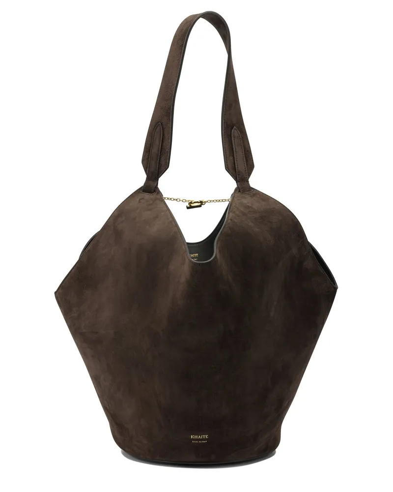 KHAITE Lotus“ Umhängetasche Brown