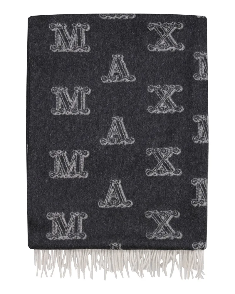 Max Mara Schals Anthrazit Anthracite