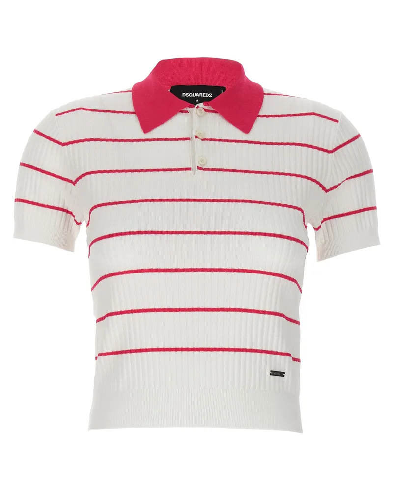 Dsquared2 Striped' Polo -Shirt Multicolor