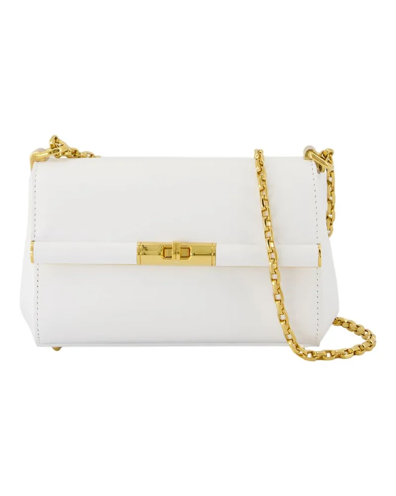 Dolce & Gabbana Marlene Crossbody  Leder Weiß Weiß