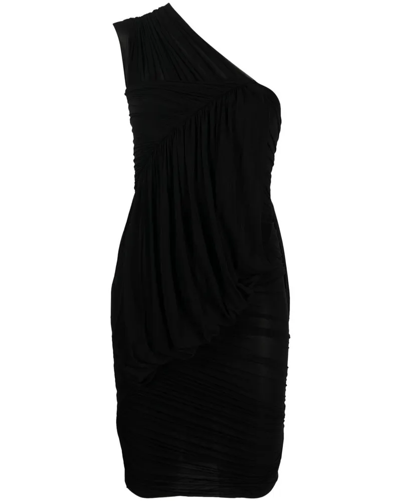 Rick Owens ein schulter kurzes Kleid Black