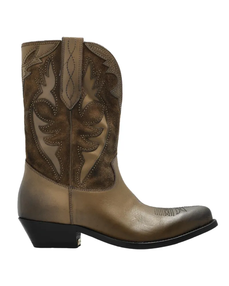 Golden Goose Goldene Gans-Stiefel Kaki