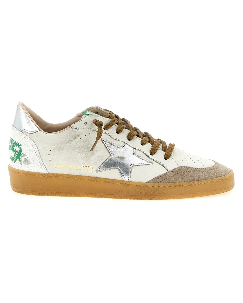 Golden Goose Ball Star“-Sneaker Silver