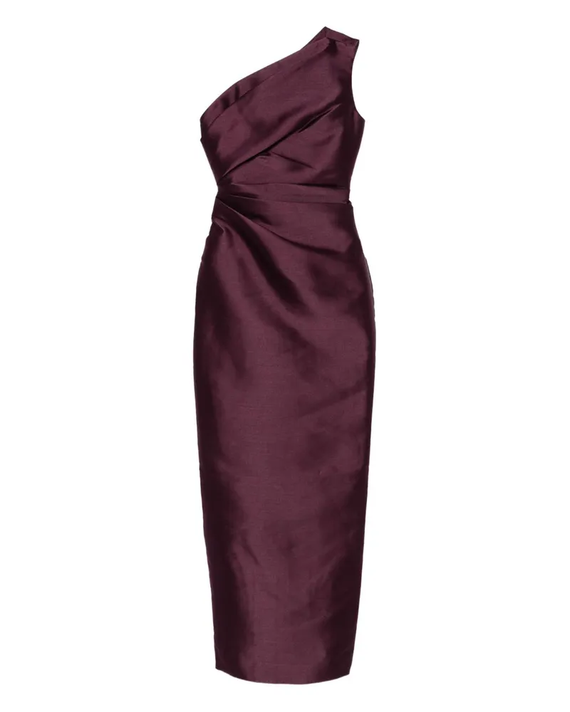 Solace London Trost London Kira Midi Kleid Purple