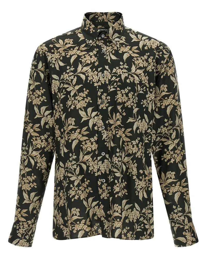 Tom Ford Blumenhemd Multicolor