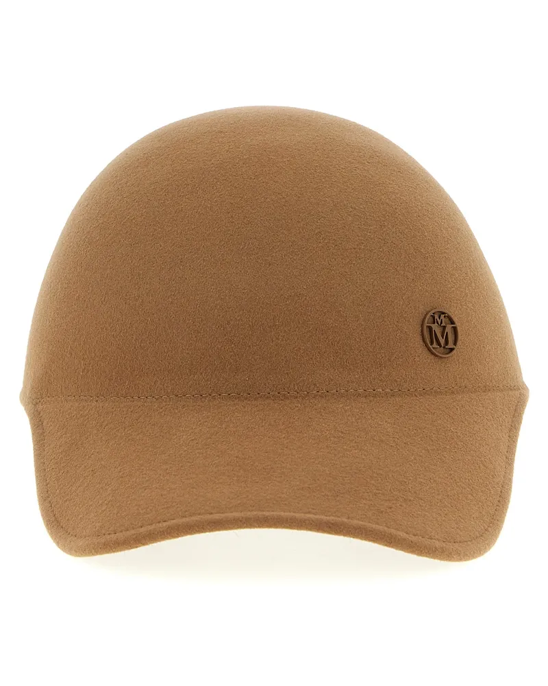 Maison Michel Tiger' Cap Beige
