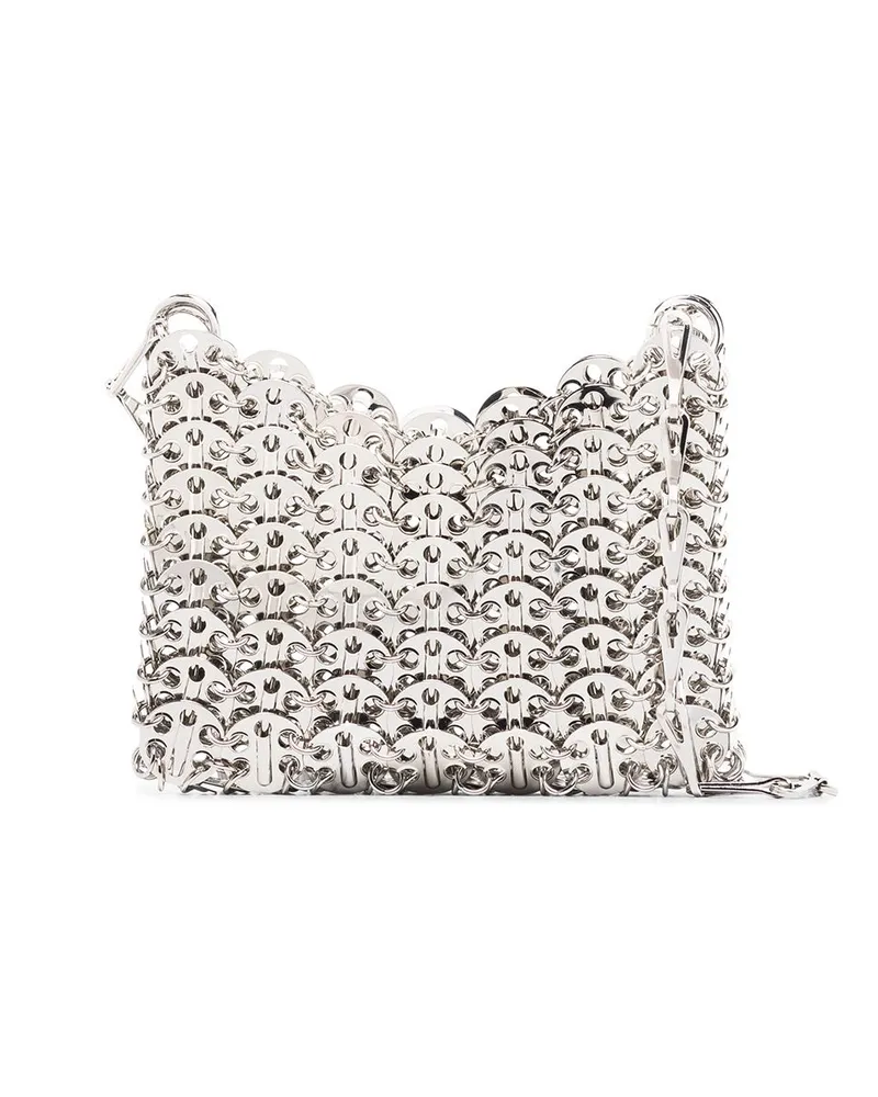 Paco Rabanne Iconic 1969 Umhängetasche Metallic