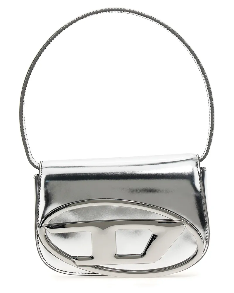 Diesel 1 DR' Umhängetasche Silver