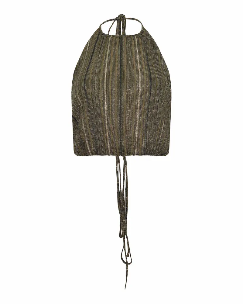 SOLOTRE Top  aus einem gemischten Polyester Green