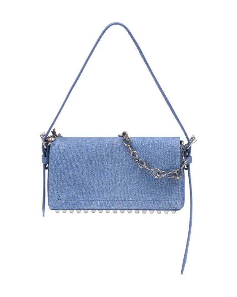 Alexander Wang Ricco Umhängetasche  Leder Blau Blau