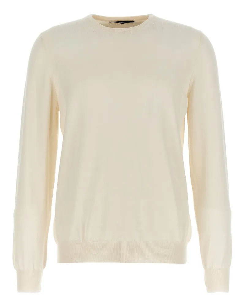 Tagliatore Merino -Pullover Weiß