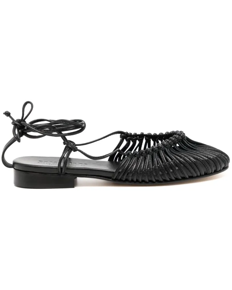 HEREU Hieru Mantera Leder Ballette Black