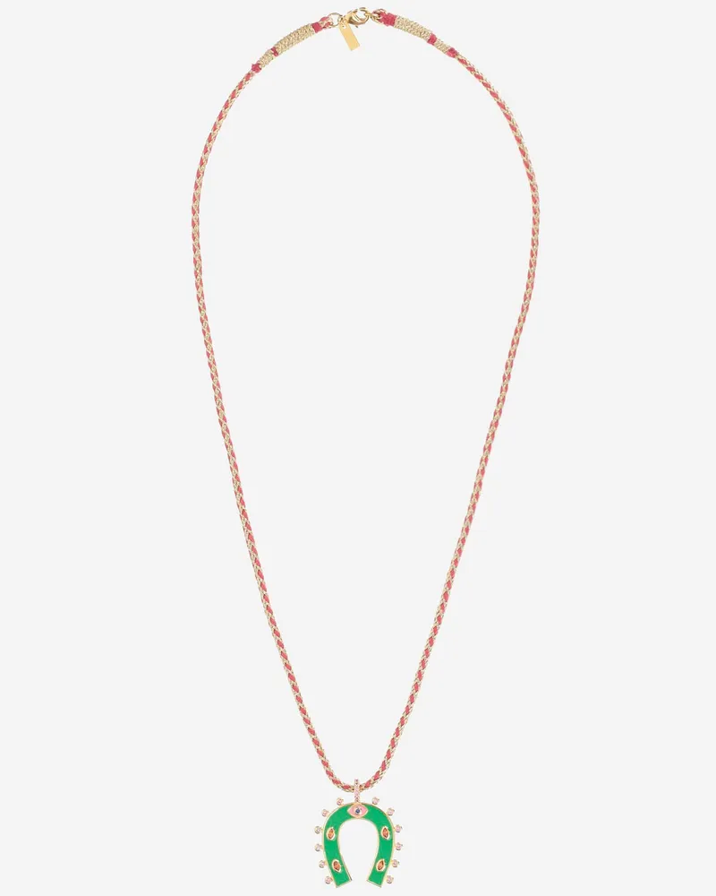 MYA BAY Hufeisen Halskette Green