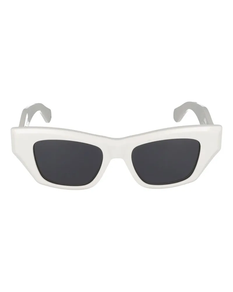 Alaïa Sonnenbrille  AA0074 S 004 Weißes weißes Grau /18 /140 004