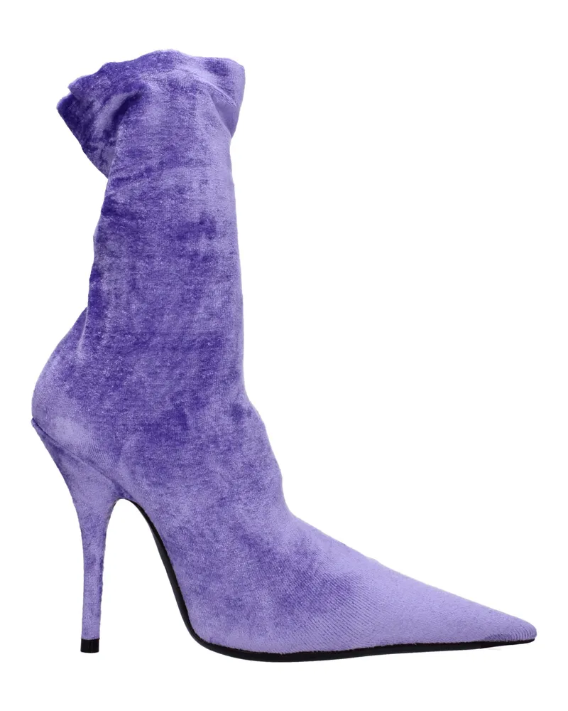 Balenciaga Damens Stiefel Samt Lila/Flieder -