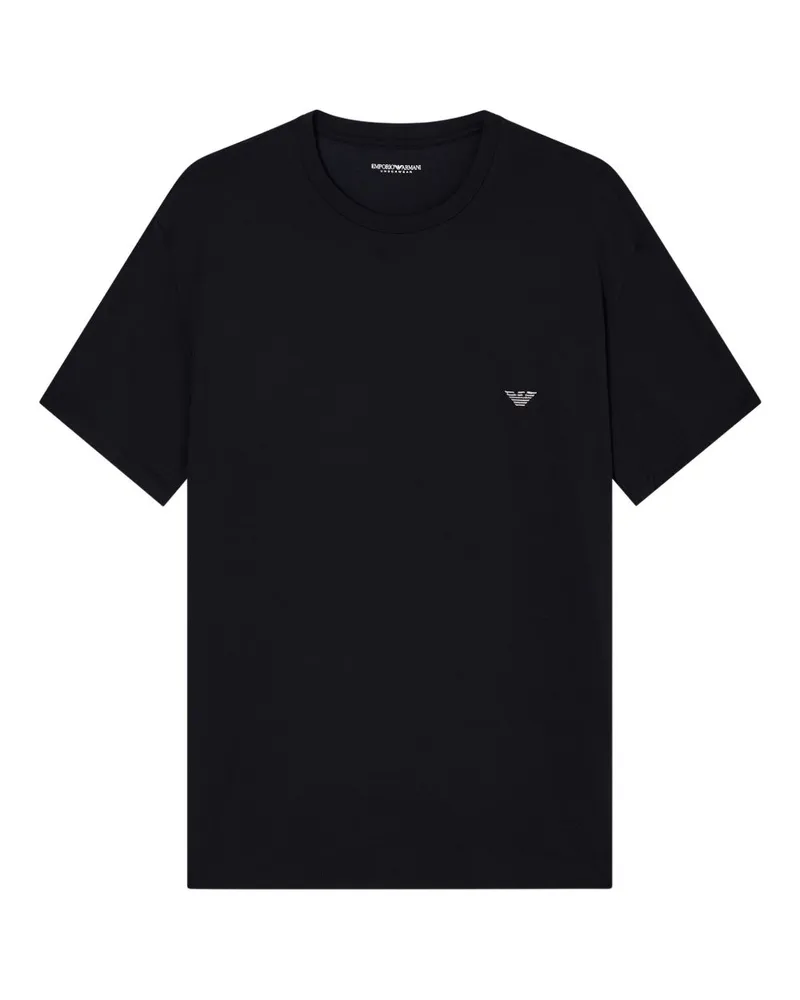 Emporio Armani Logo T -Shirt Black