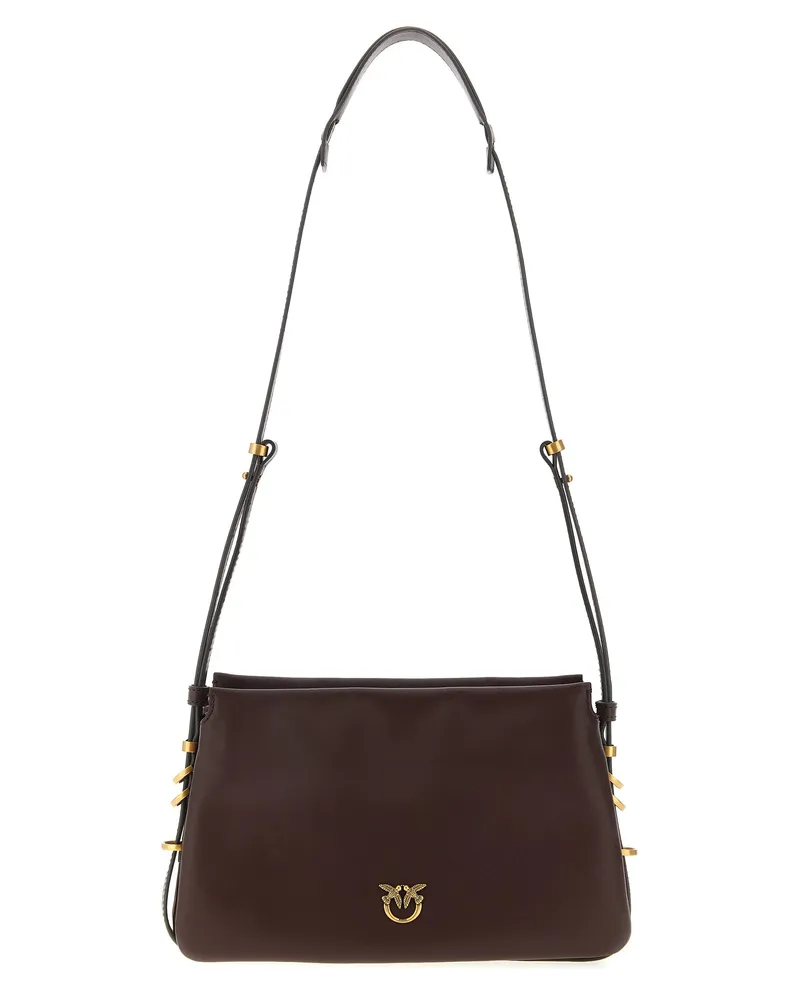 Pinko Triplet' Mini Crossbody Tasche Brown