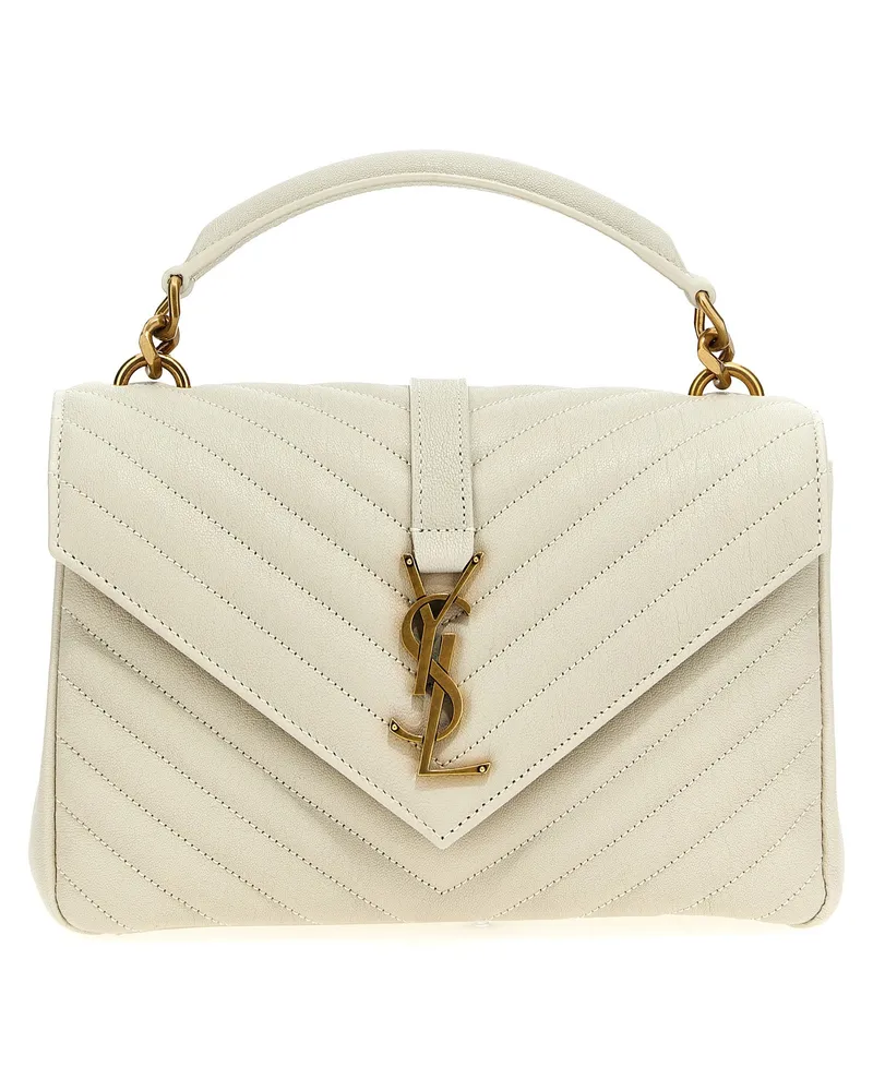 Saint Laurent Umhängetasche „College White