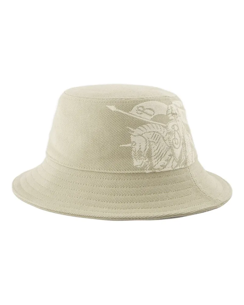 Burberry Ekd Twill Eimer Hut  Synthetic Beige Beige