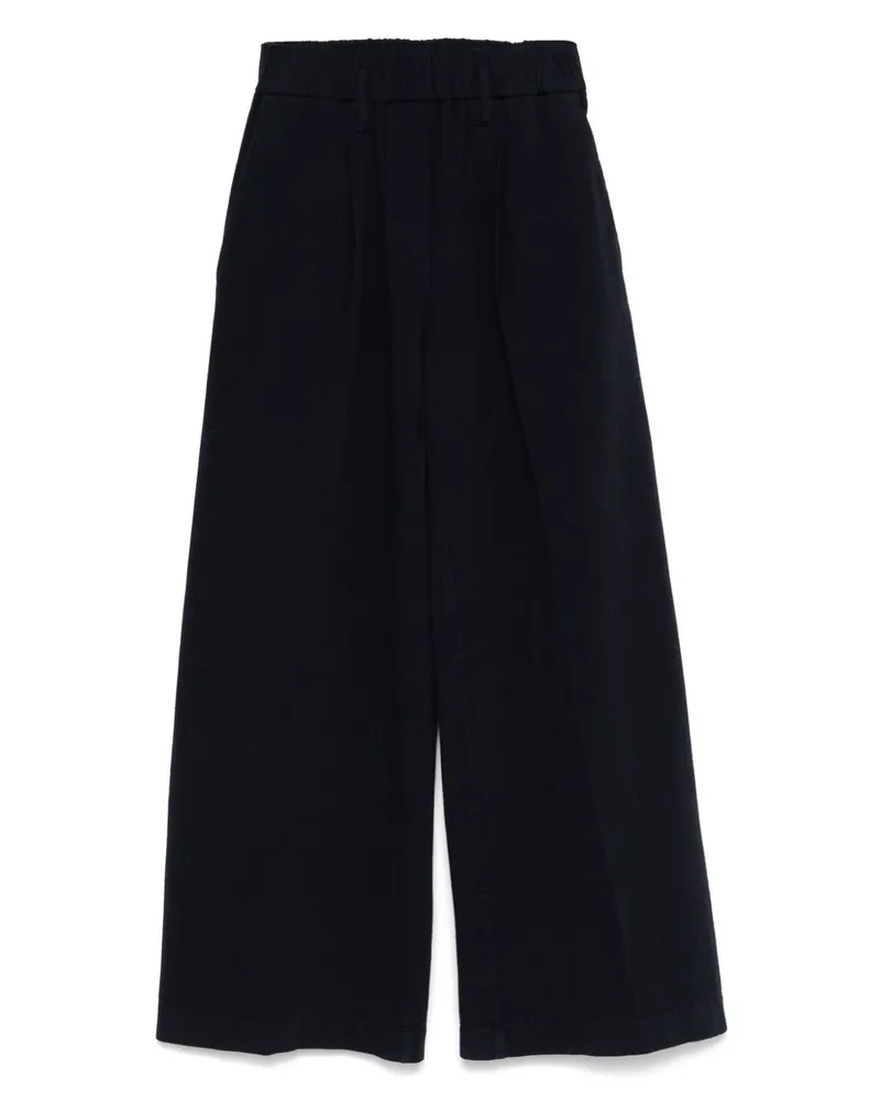 forte_forte Baumwollhose Blue