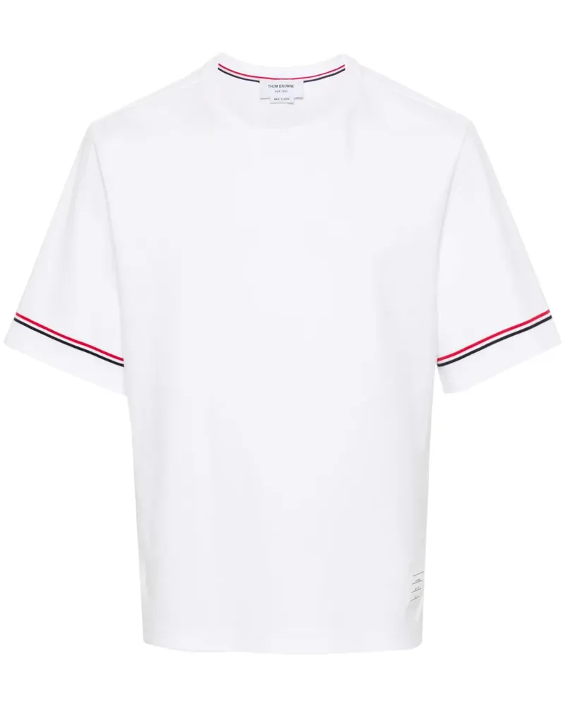 Thom Browne RWB Stripe T -Shirt White